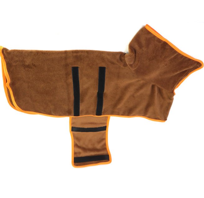 Dog Bathrobe Pet Drying Coat Microfiber Absorbent Beach Towel For Large Medium Small Dogs Cats Fast Dry 0 - Lazy Paper Club