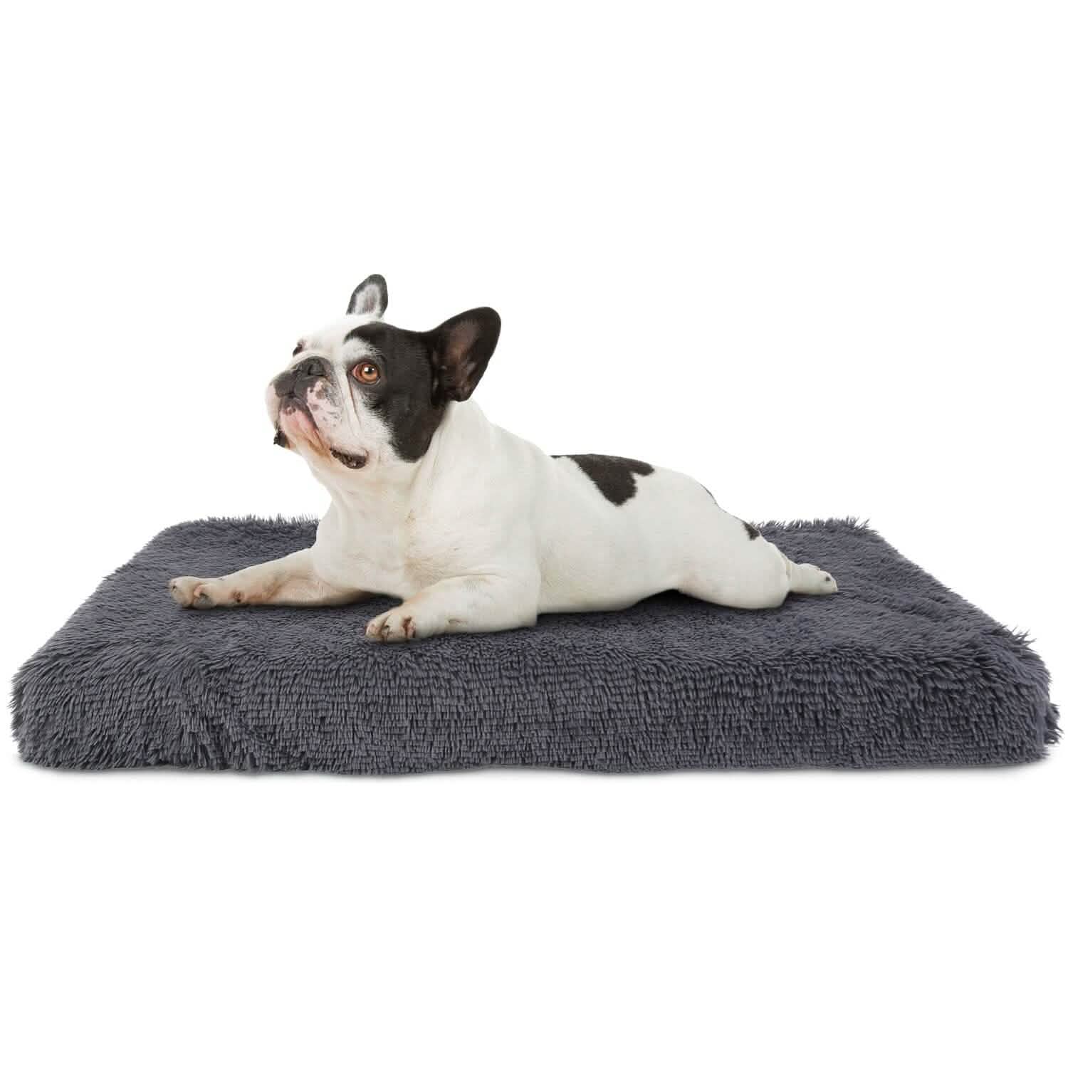 Dog Bed Soft Plush Cushion Cozy Warm Pet Crate Mat Dog Carpet Pet Supplies - Lazy Paper Club