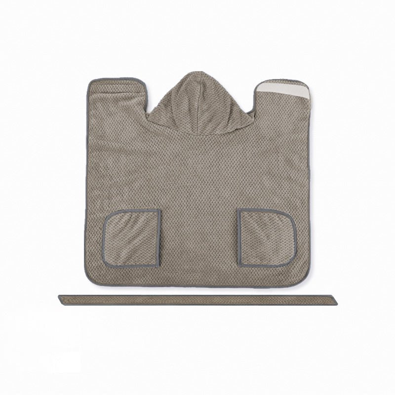Dog Body Towel High Absorbent Quick Drying Dog Bath Robe Warm Soft Dog Bath Robe Towel With Adjustable Waistband 4 - Lazy Paper Club