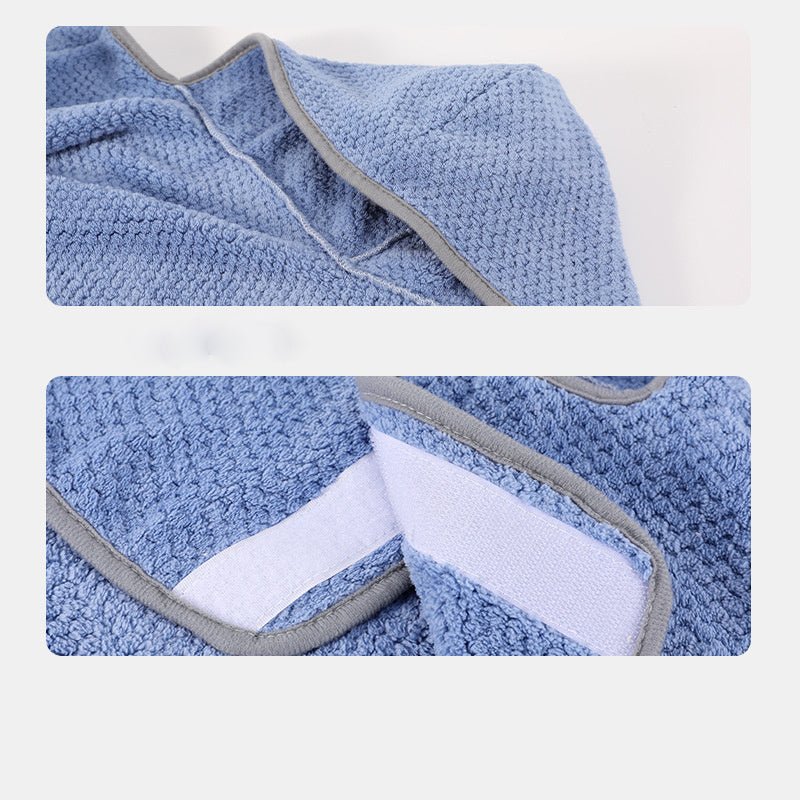 Dog Body Towel High Absorbent Quick Drying Dog Bath Robe Warm Soft Dog Bath Robe Towel With Adjustable Waistband 4 - Lazy Paper Club