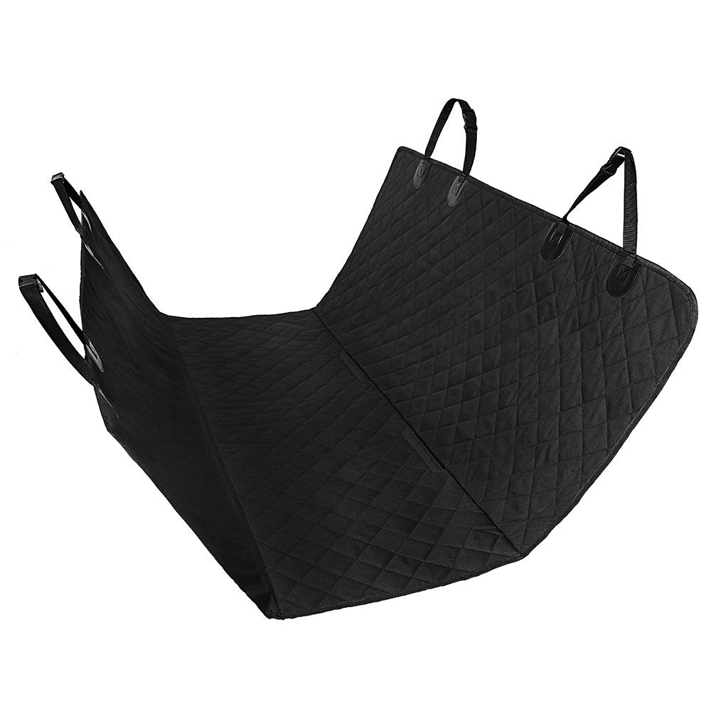 Dog Car Seat Cover View Mesh Pet Carrier Hammock Safety Protector Car Rear Back Seat Mat With Zipper And Pocket For Travel 0 - Lazy Paper Club