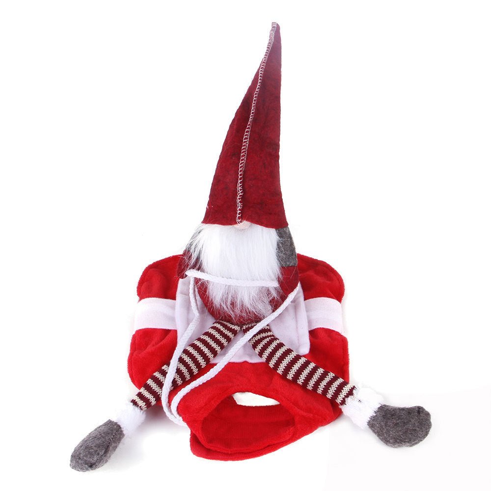 Dog Christmas Clothes Santa Claus Riding Deer 0 - Lazy Paper Club