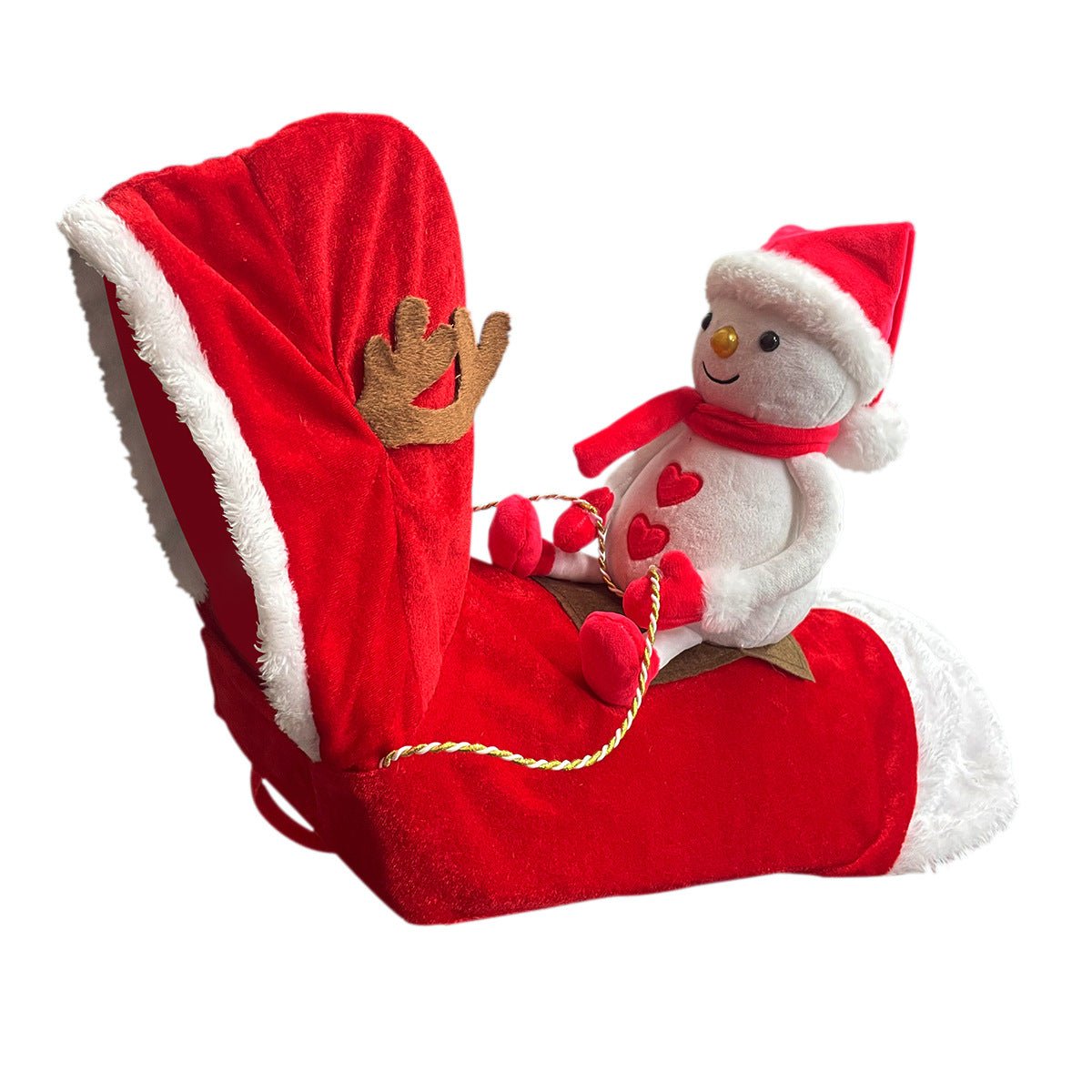 Dog Christmas Clothes Santa Claus Riding Deer 0 - Lazy Paper Club