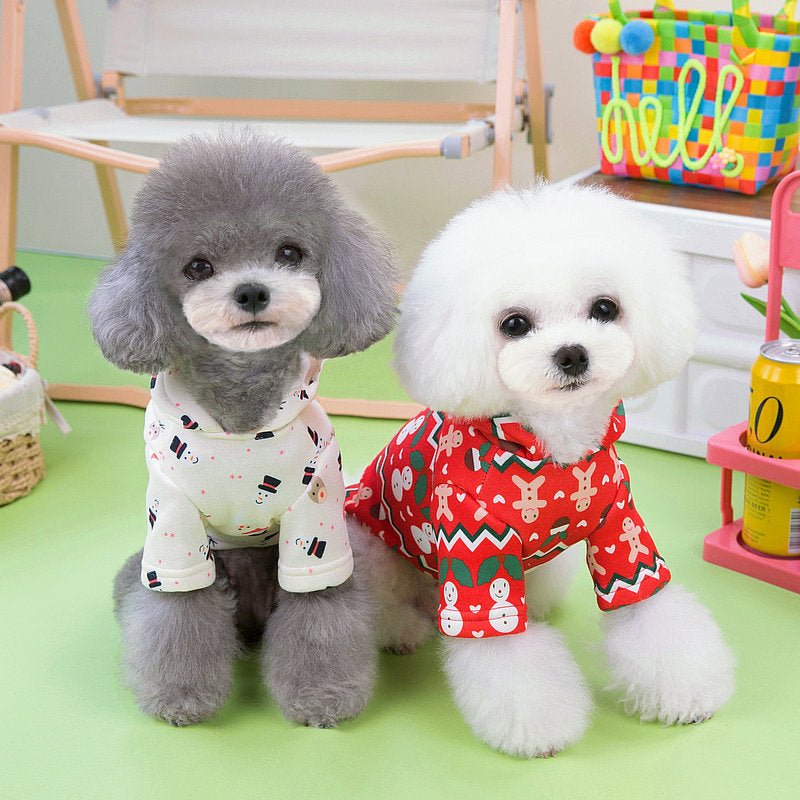 Dog Clothes Christmas Sweatshirt Clothes 0 - Lazy Paper Club