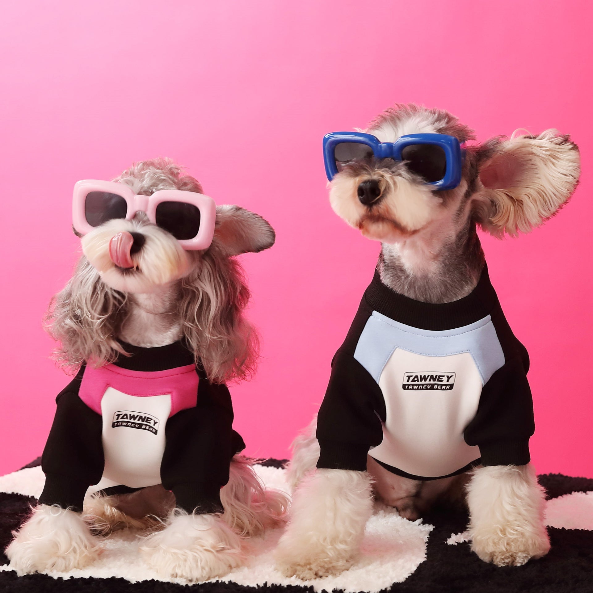 Dog Clothes Stitching Zipper Pullover Sweater 0 - Lazy Paper Club