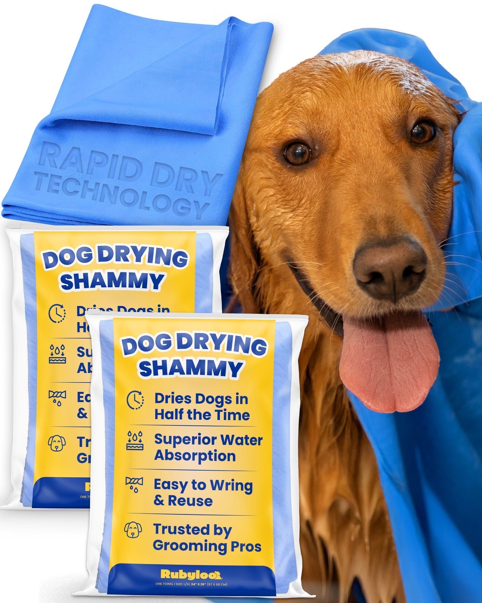 Dog Drying Shammy Towel Dog Bathing Towel - Lazy Paper Club