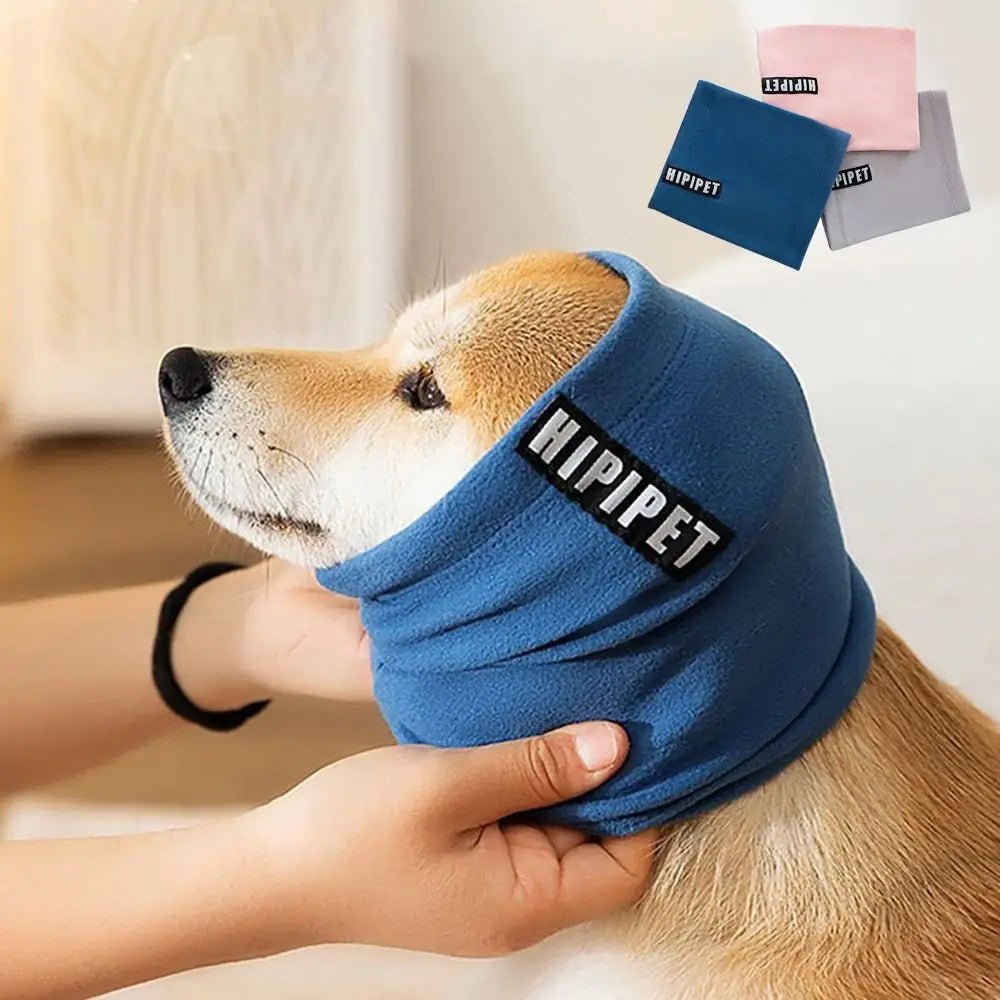 Dog Grooming Earmuffs – Soft Noise-Proof Ear Cover for Bathing & Drying - Lazy Paper Club