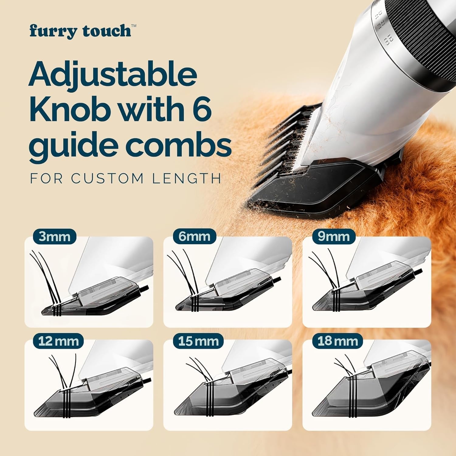 Dog Grooming Kit Cordless Clippers Quiet Strong Ceramic Blades - Lazy Paper Club