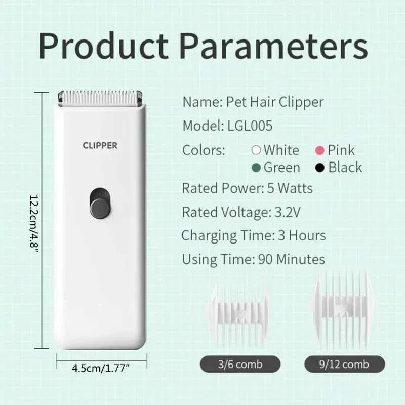 Dog Hair Clipper – Electric Pet Hair Trimmerd - Lazy Paper Club