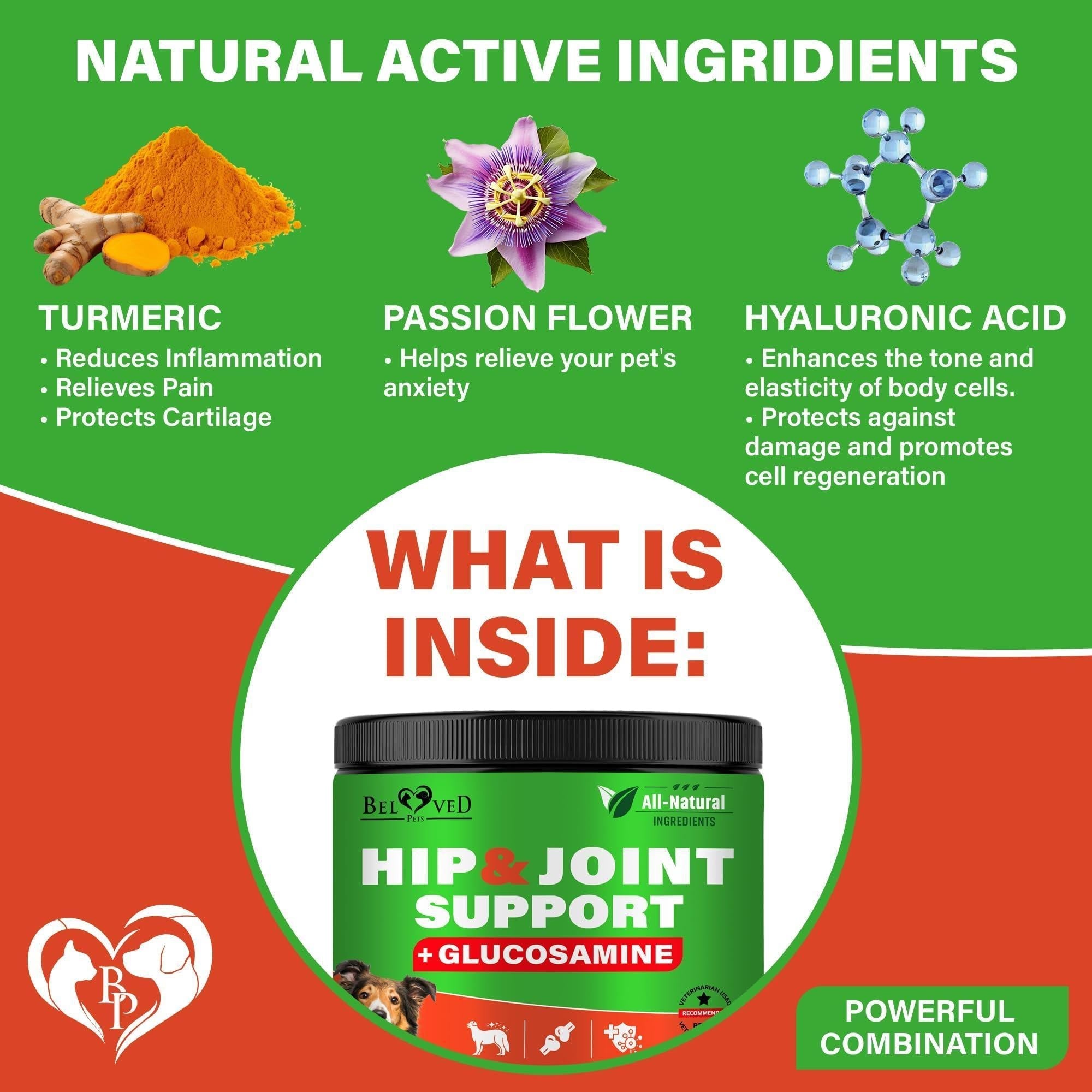 Dog Hip and Joint Supplement & Arthritis Pain Relief Treats Glucosamine Chondroitin MSM Soft Chews for Senior Dogs Natural Medicine & Support Mobility Turmeric Vitamins for Dysplasia USA Pet Hip & Joint Care & Dogs - Lazy Paper Club