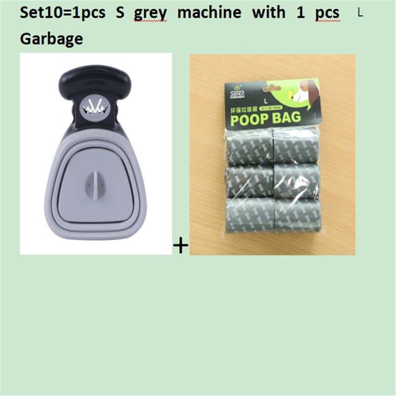 Dog Pet Travel Foldable Pooper Scooper With 1 Roll Decomposable bags Poop Scoop Clean Pick Up Excreta Cleaner Epacket Shipping 0 - Lazy Paper Club