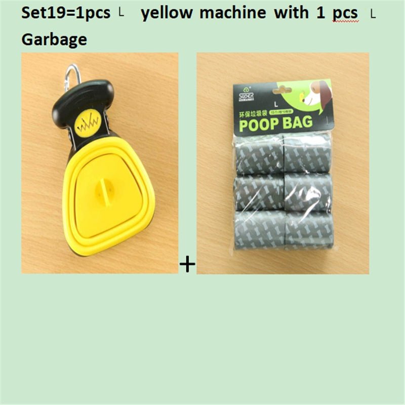 Dog Pet Travel Foldable Pooper Scooper With 1 Roll Decomposable bags Poop Scoop Clean Pick Up Excreta Cleaner Epacket Shipping 0 - Lazy Paper Club