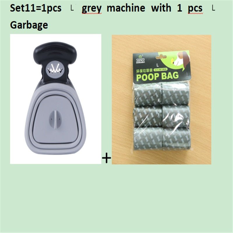 Dog Pet Travel Foldable Pooper Scooper With 1 Roll Decomposable bags Poop Scoop Clean Pick Up Excreta Cleaner Epacket Shipping 0 - Lazy Paper Club
