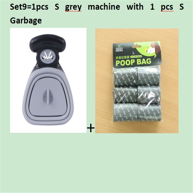 Dog Pet Travel Foldable Pooper Scooper With 1 Roll Decomposable bags Poop Scoop Clean Pick Up Excreta Cleaner Epacket Shipping 0 - Lazy Paper Club