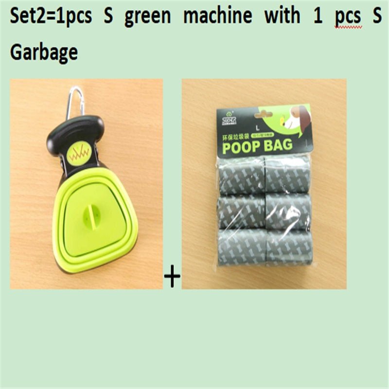 Dog Pet Travel Foldable Pooper Scooper With 1 Roll Decomposable bags Poop Scoop Clean Pick Up Excreta Cleaner Epacket Shipping 0 - Lazy Paper Club