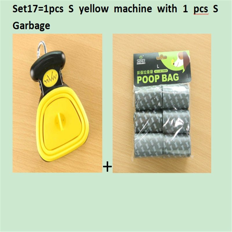 Dog Pet Travel Foldable Pooper Scooper With 1 Roll Decomposable bags Poop Scoop Clean Pick Up Excreta Cleaner Epacket Shipping 0 - Lazy Paper Club