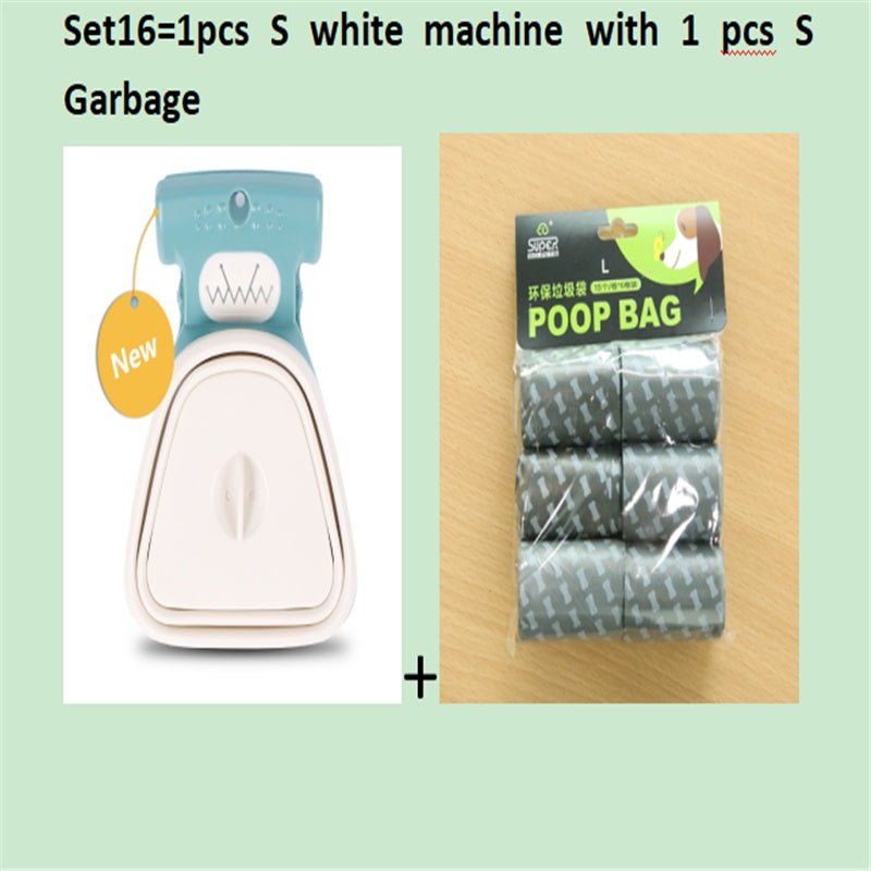 Dog Pet Travel Foldable Pooper Scooper With 1 Roll Decomposable bags Poop Scoop Clean Pick Up Excreta Cleaner Epacket Shipping 0 - Lazy Paper Club