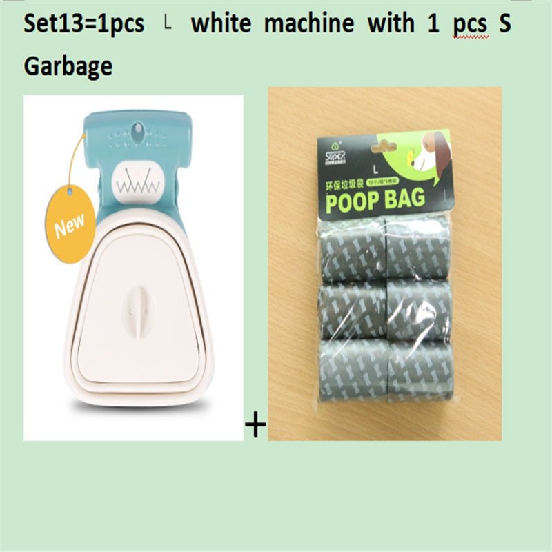 Dog Pet Travel Foldable Pooper Scooper With 1 Roll Decomposable bags Poop Scoop Clean Pick Up Excreta Cleaner Epacket Shipping 0 - Lazy Paper Club