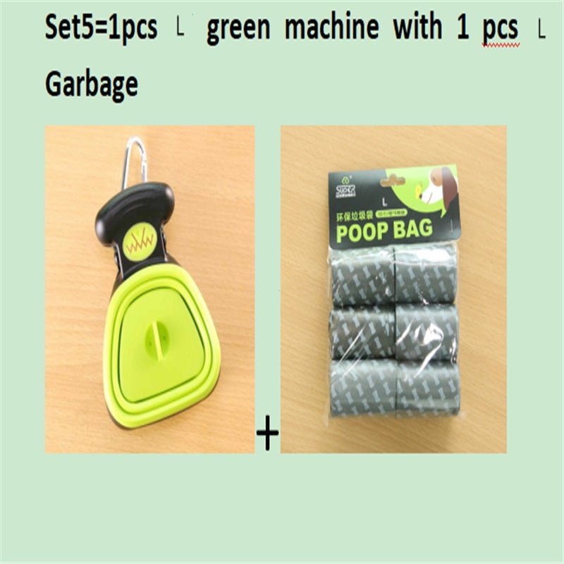 Dog Pet Travel Foldable Pooper Scooper With 1 Roll Decomposable bags Poop Scoop Clean Pick Up Excreta Cleaner Epacket Shipping 0 - Lazy Paper Club