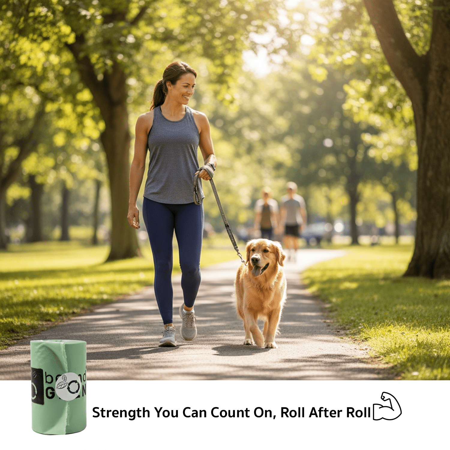 Dog Poop Bags – Poop Bags – Dog Bags | Folded Rolls 9" x 12" | Leak-Resistant | Made in USA | beyondGREEN Dog Waste Bags - Lazy Paper Club