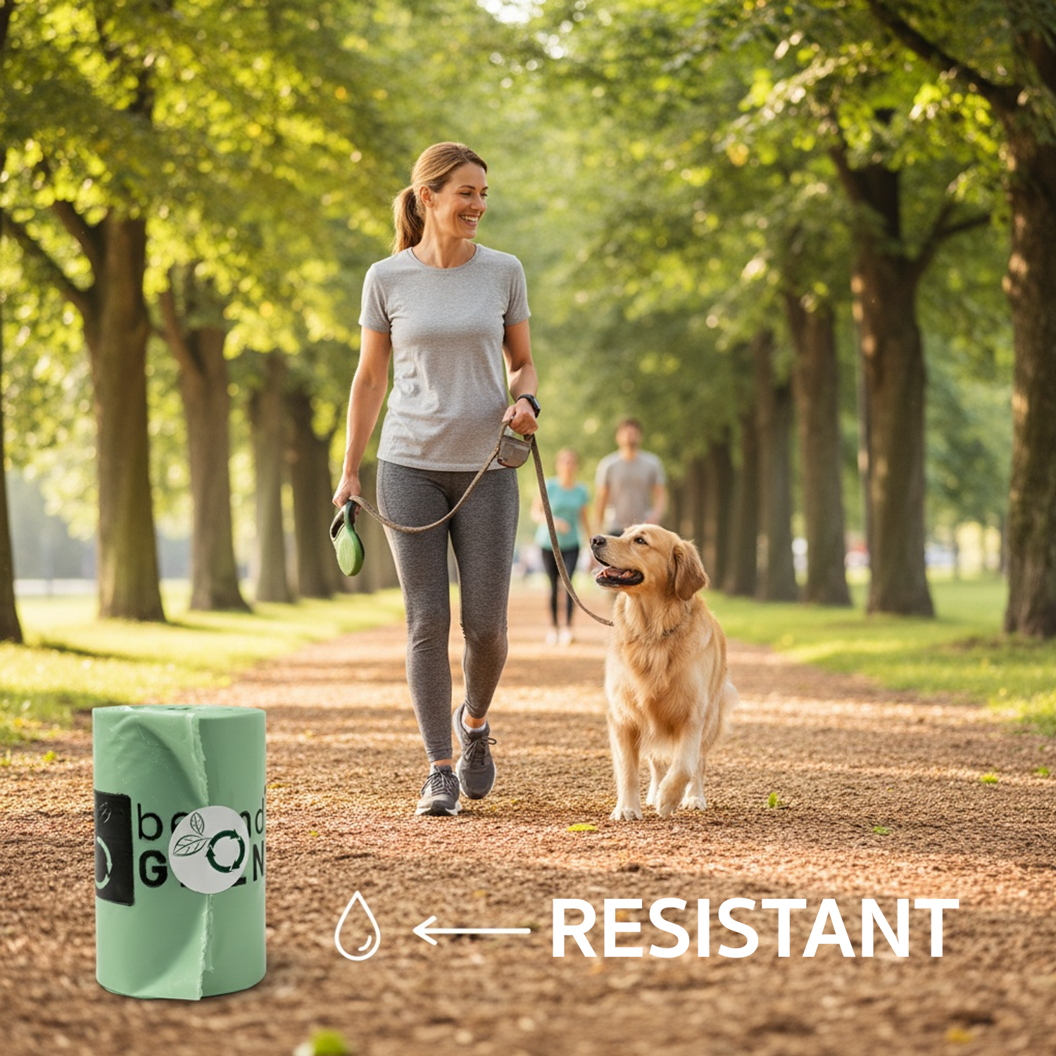 Dog Poop Bags – Poop Bags – Dog Bags | Folded Rolls 9" x 12" | Leak-Resistant | Made in USA | beyondGREEN Dog Waste Bags - Lazy Paper Club