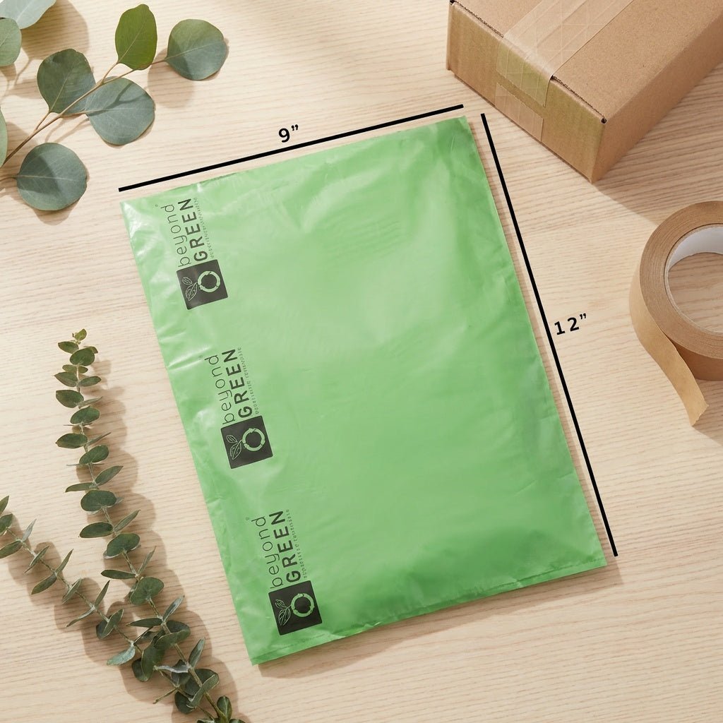 Dog Poop Bags – Poop Bags – Dog Bags | Folded Rolls 9" x 12" | Leak-Resistant | Made in USA | beyondGREEN Dog Waste Bags - Lazy Paper Club