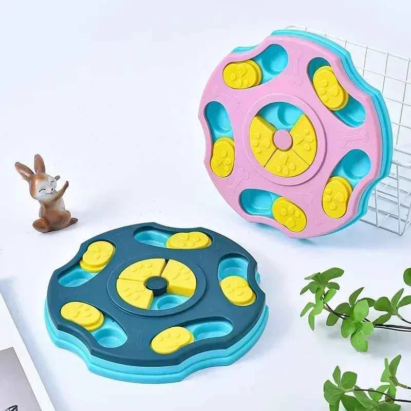 Dog Puzzle Slow Feeder Toy – Interactive Treat Dispenser for Mental Stimulation - Lazy Paper Club