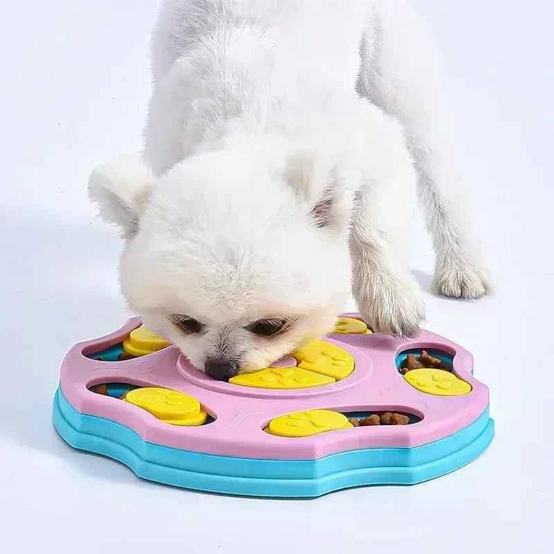 Dog Puzzle Slow Feeder Toy – Interactive Treat Dispenser for Mental Stimulation - Lazy Paper Club
