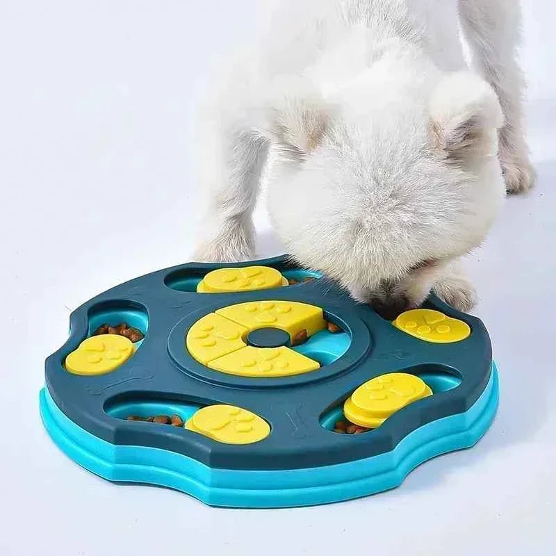 Dog Puzzle Slow Feeder Toy – Interactive Treat Dispenser for Mental Stimulation - Lazy Paper Club