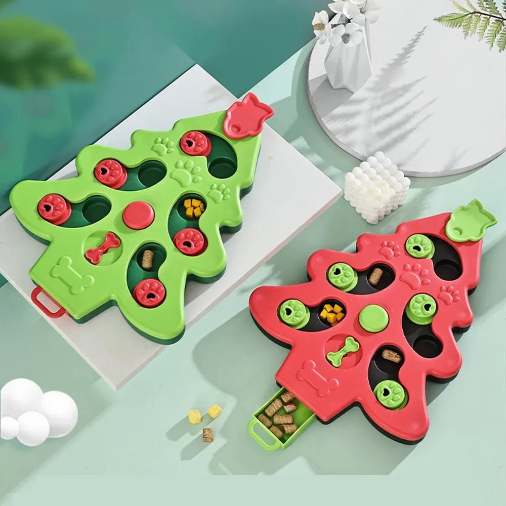 Dog Puzzle Toys Slow Feeder Interactive Increase Puppy IQ Food Dispenser Slowly Eating NonSlip Bowl Pet Cat Dogs Training Game - Lazy Paper Club