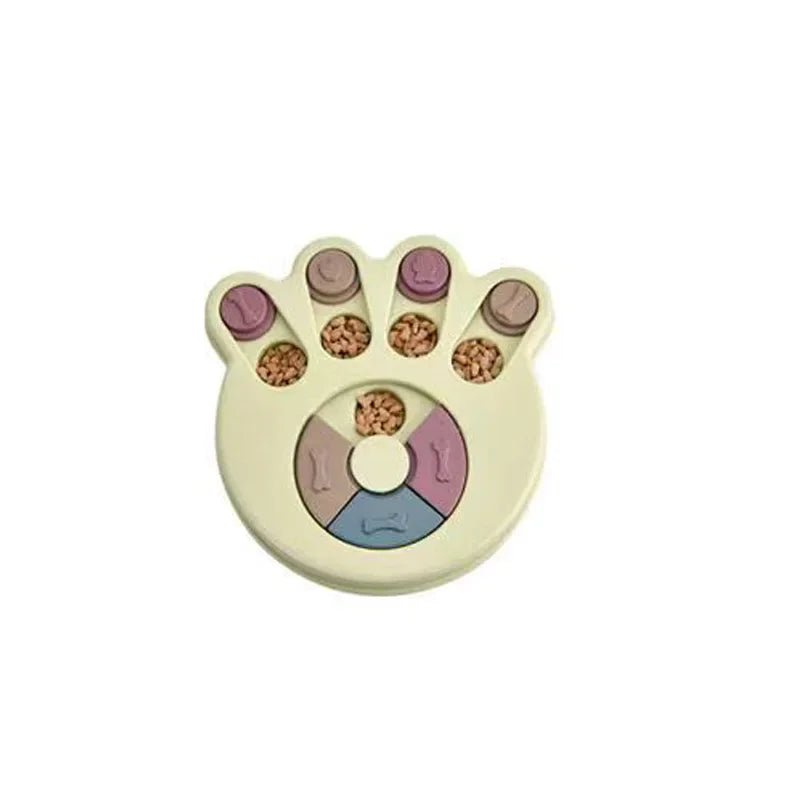 Dog Puzzle Toys Slow Feeder Interactive Increase Puppy IQ Food Dispenser Slowly Eating NonSlip Bowl Pet Cat Dogs Training Game - Lazy Paper Club