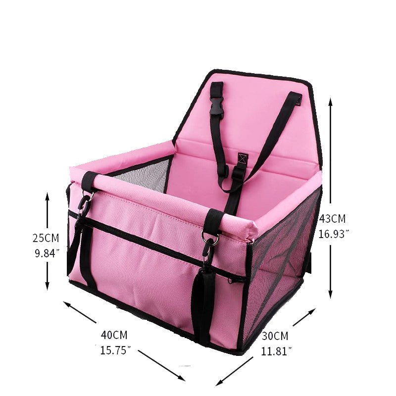 Dog Safety Mesh Travel Carrier Basket Pet Travel Gear - Lazy Paper Club