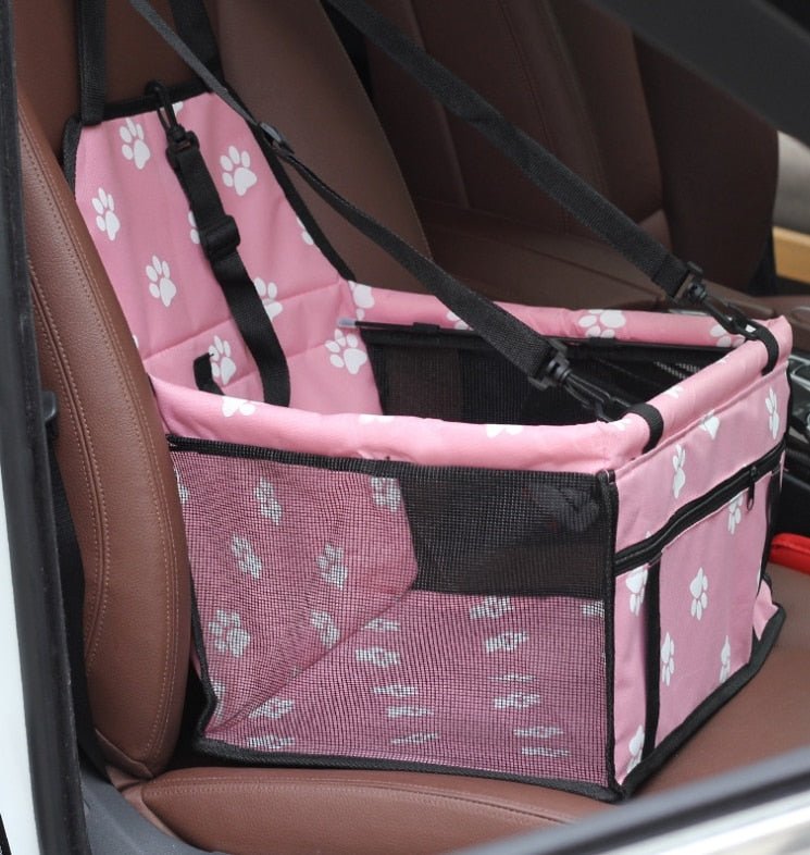 Dog Safety Mesh Travel Carrier Basket Pet Travel Gear - Lazy Paper Club