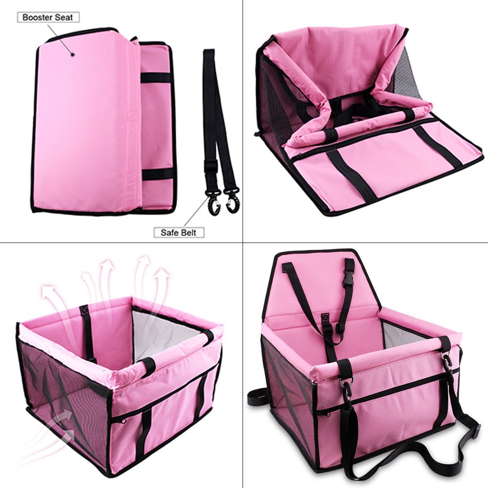 Dog Safety Mesh Travel Carrier Basket Pet Travel Gear - Lazy Paper Club