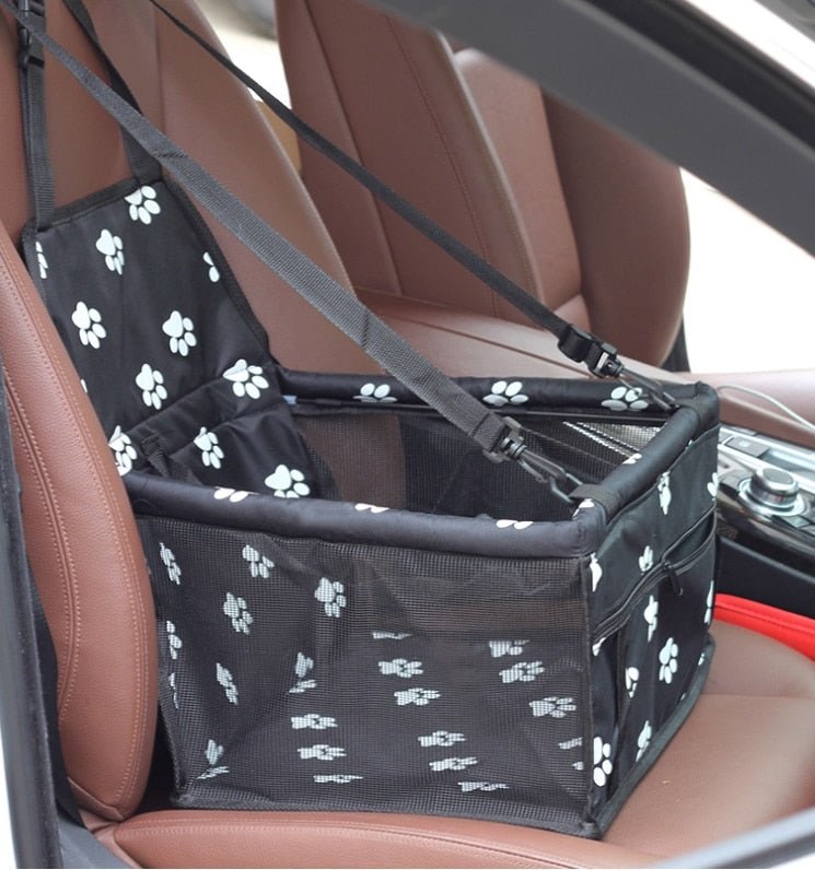 Dog Safety Mesh Travel Carrier Basket Pet Travel Gear - Lazy Paper Club