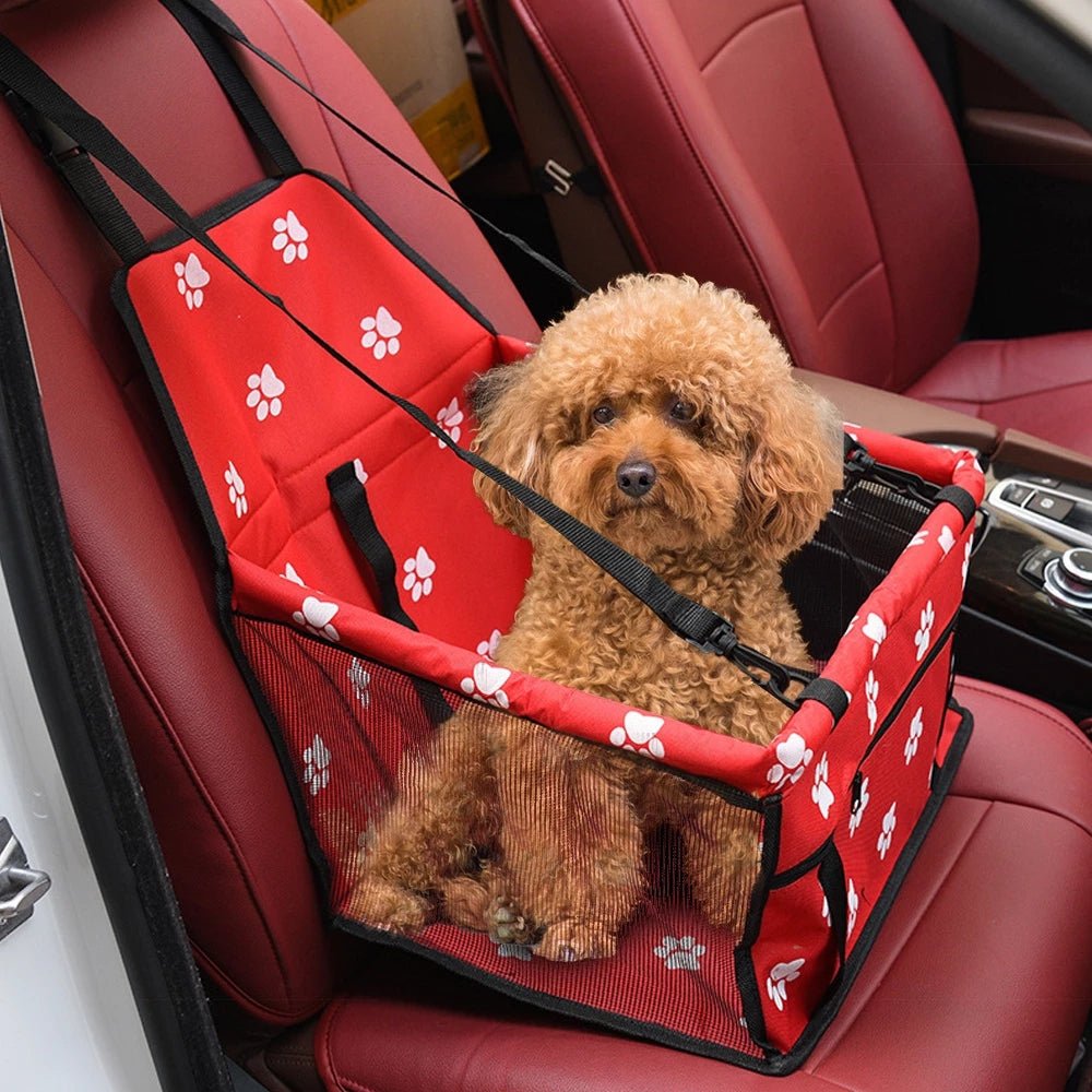 Dog Safety Mesh Travel Carrier Basket Pet Travel Gear - Lazy Paper Club