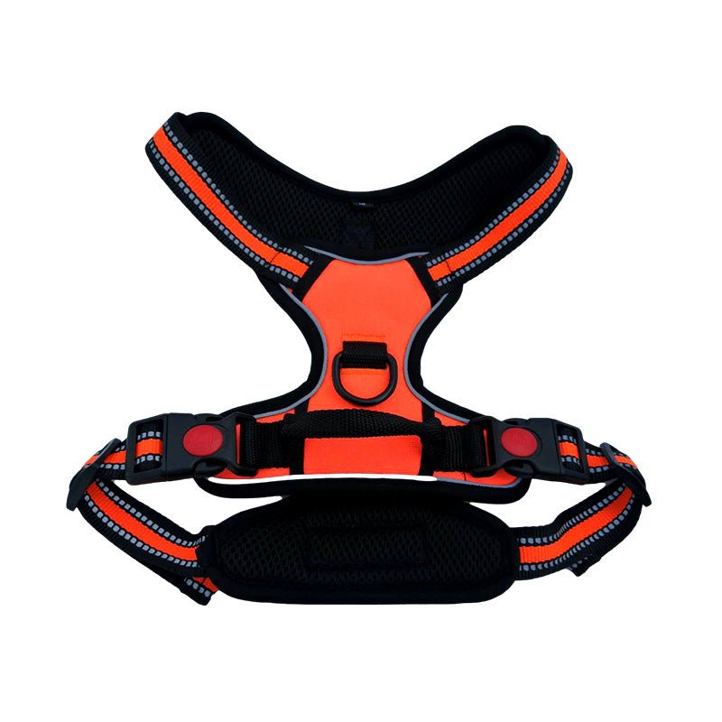 Dog Traction Chest Harness Leash Vest 0 - Lazy Paper Club