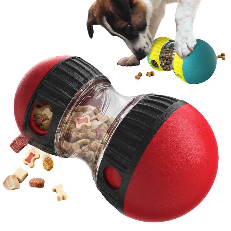 Dog Treat Dispensing Puzzle Toy – Slow Feeder Tumbler Ball | Adjustable Difficulty Pet Supplies - Lazy Paper Club