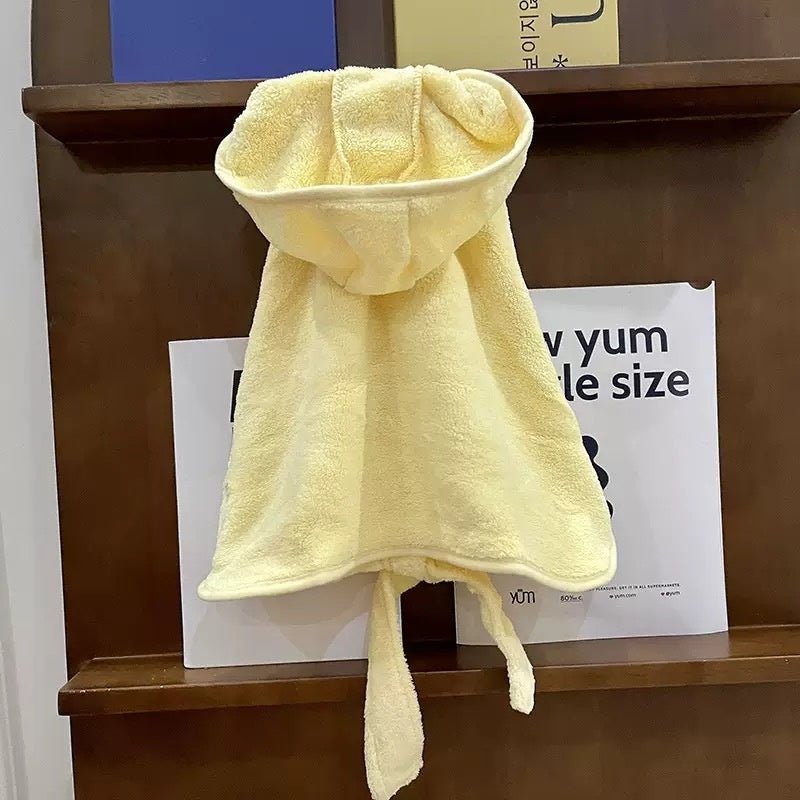 Dogs can wear bathing and drying bathrobes in all seasons bath towels thickened absorbent towels - Lazy Paper Club