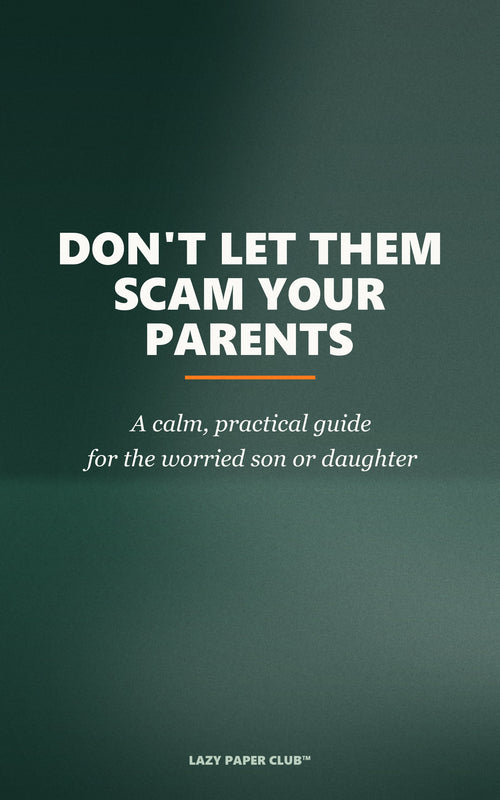 Don't Let Them Scam Your Parents — book cover