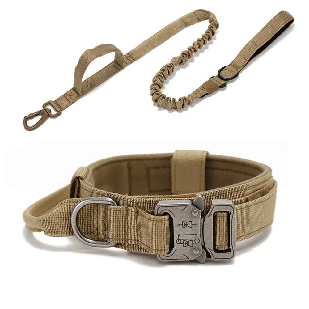 Durable Nylon Dog Collar with Reflective Leash Set - Lazy Paper Club