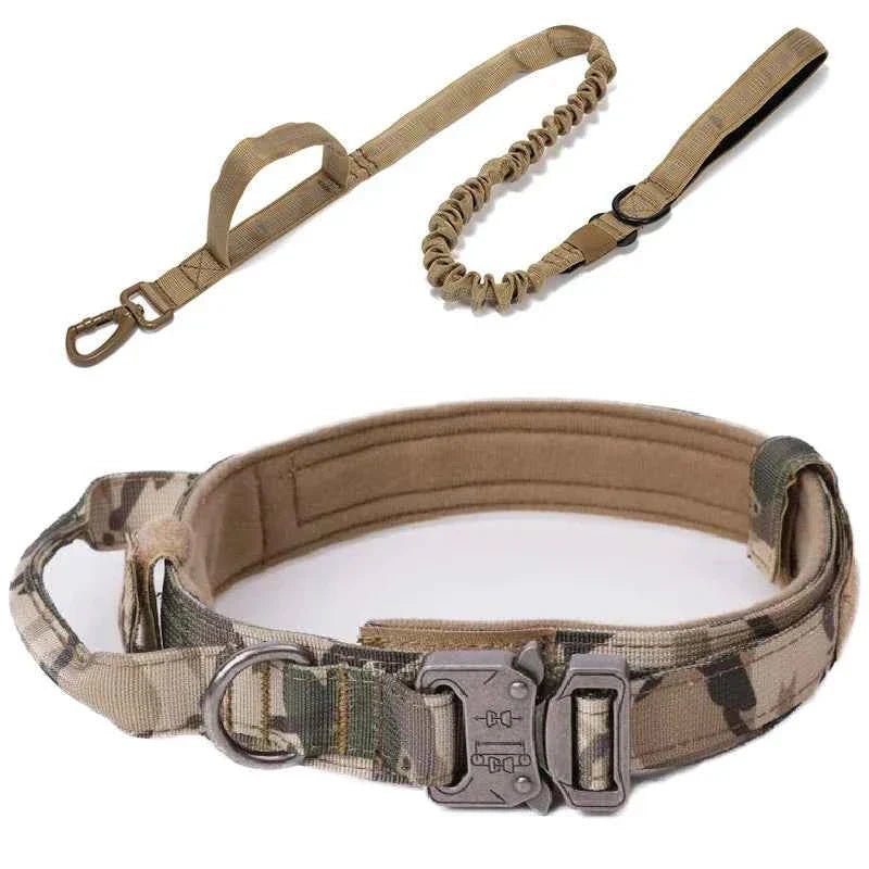 Durable Nylon Dog Collar with Reflective Leash Set - Lazy Paper Club