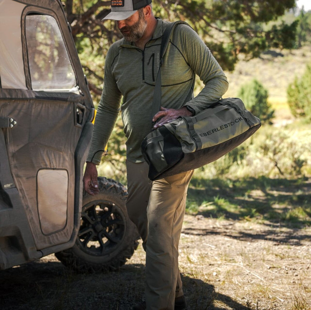 Eberlestock Hyllus Duffel - Ultra-Durable & Water Resistant w/ Internal & External Pockets - Lazy Paper Club