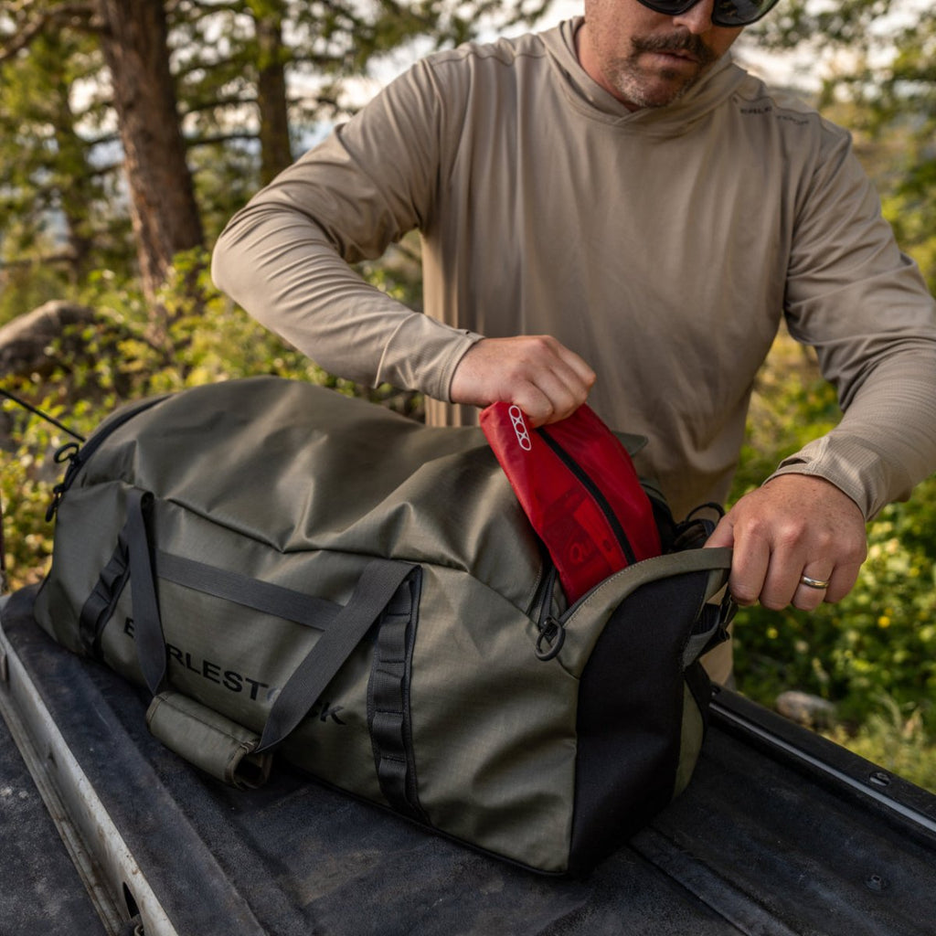 Eberlestock Hyllus Duffel - Ultra-Durable & Water Resistant w/ Internal & External Pockets - Lazy Paper Club