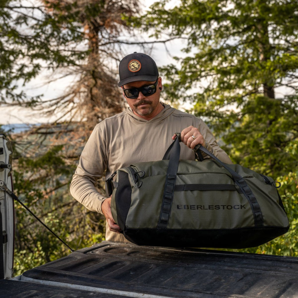 Eberlestock Hyllus Duffel - Ultra-Durable & Water Resistant w/ Internal & External Pockets - Lazy Paper Club