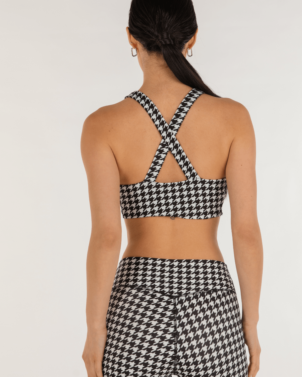 Elsa Fleece V Neck Longline Bra - Lazy Paper Club