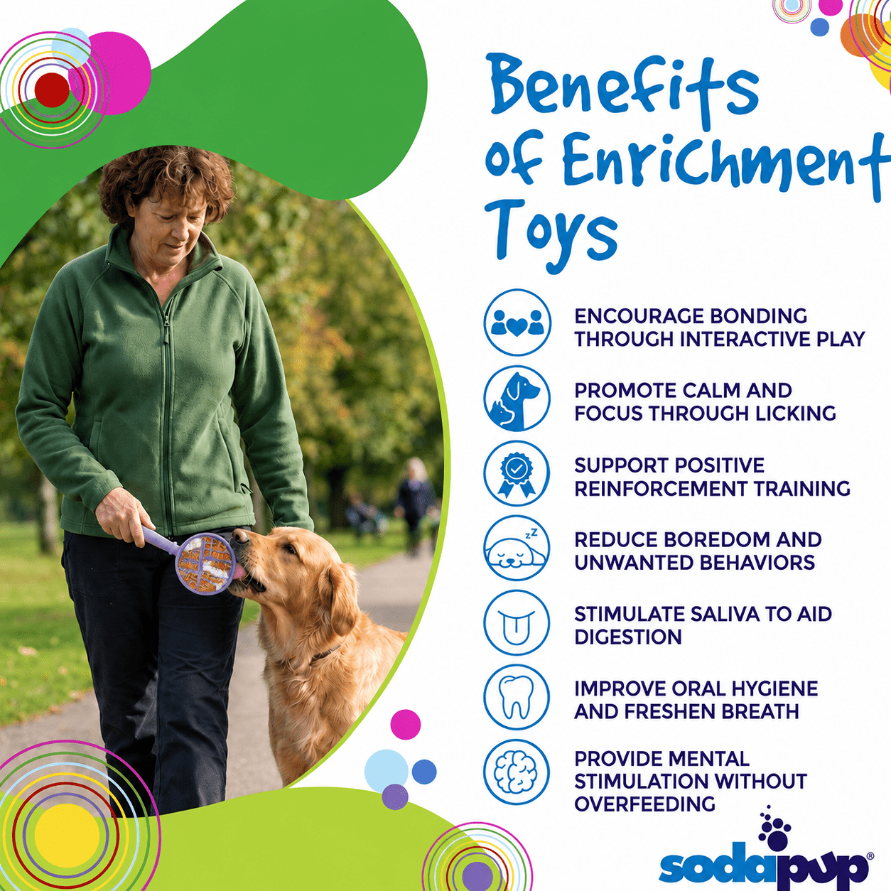 eStick Hand-Held Dog Enrichment Toy - Interactive Lick Stick | USA Made EMAT - Lazy Paper Club