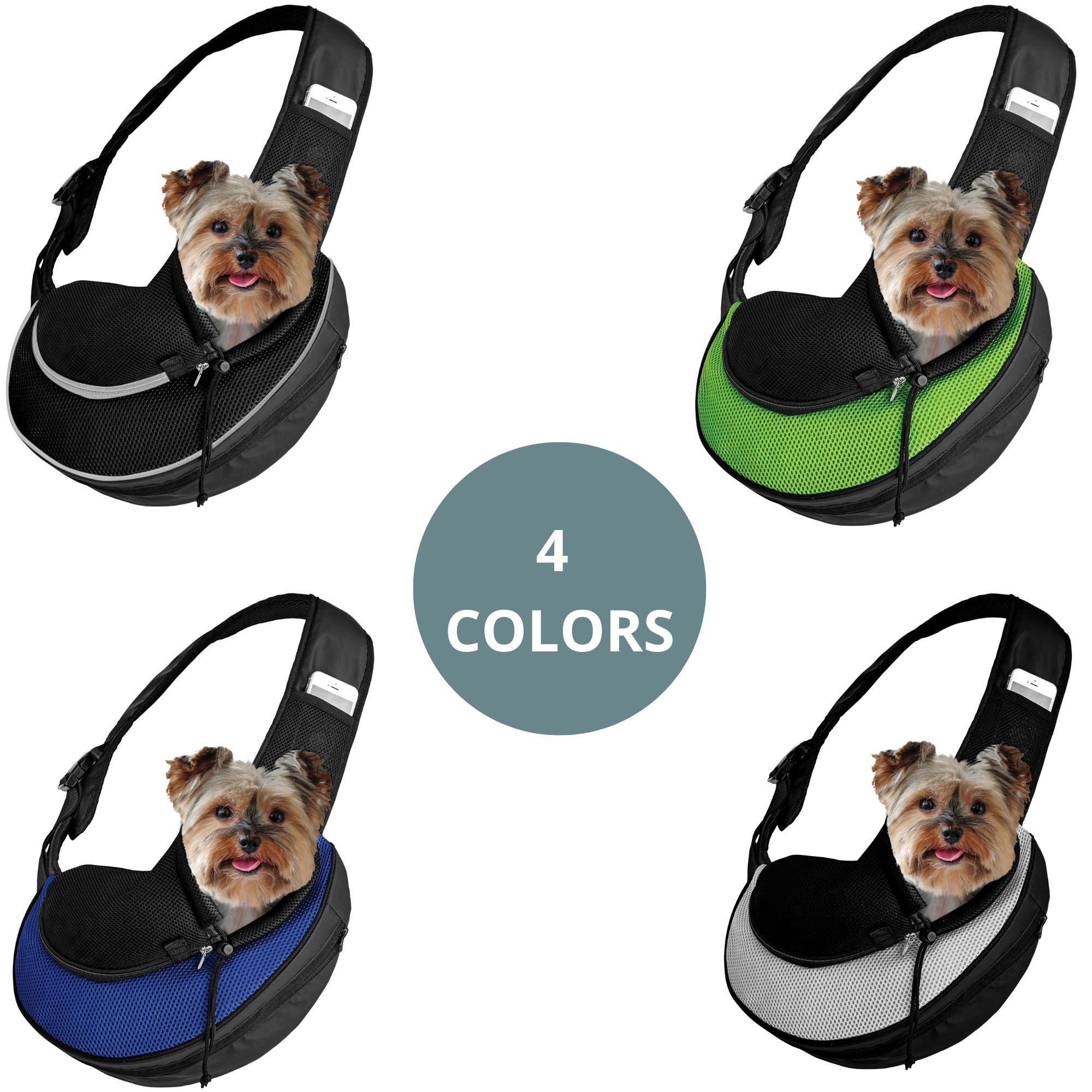 Expandable Sling Bag - Front Shoulder Pet Carrier for Small Dog, Cat and Puppy Pet Sling - Lazy Paper Club