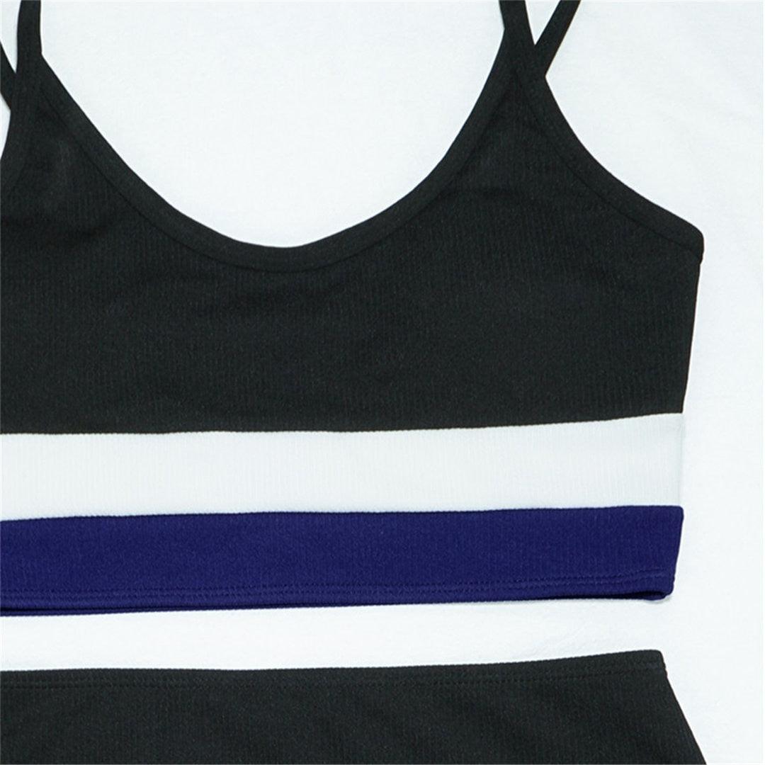 Female Swimsuit High Waist Bikini Women High Waist Bikini Set Two Piece Swimsuits Bikini Top With Bottoms Bathing Suits For Teens Girls Women Swimwear Two-pieces Bikini Set Sport Bathing Suit Swim Lady STBK544RTT - Lazy Paper Club