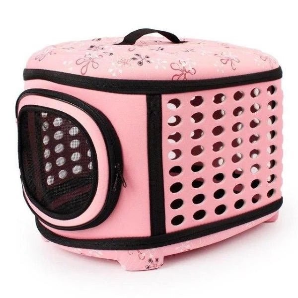 Foldable Pet Dog Cat Puppy Handbag Carrier Cage Pet Travel Gear - Lazy Paper Club